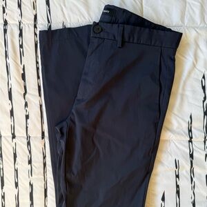 Theory Men's Dark Blue Dress Pants